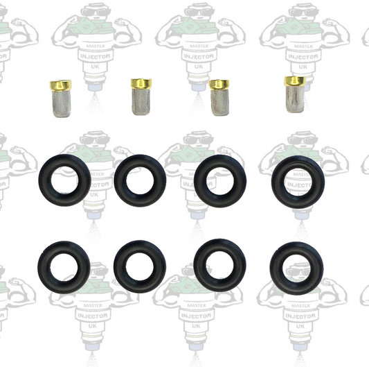 Honda Keihin Compatible Early Type 3 Injector Seal Kit 4 Cylinders - Kit 167